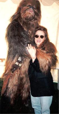 Gaynell with Chewbacca